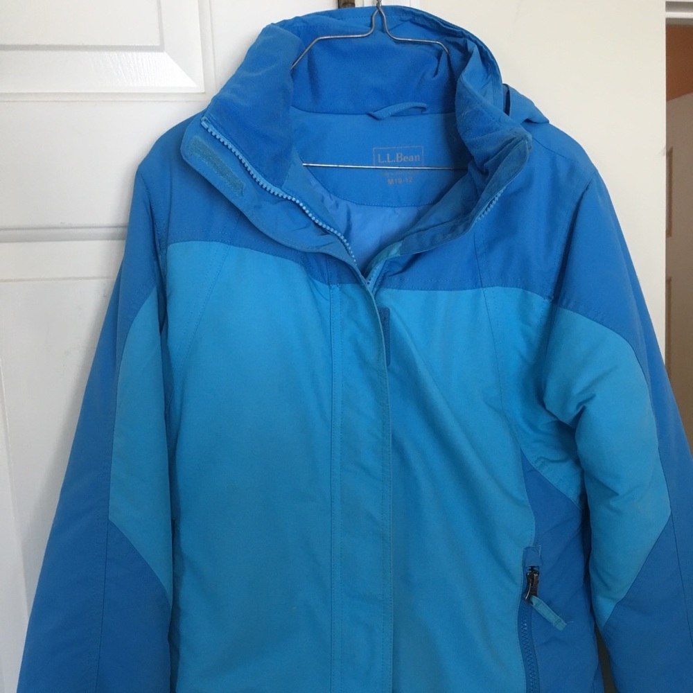 LLBean Girls Winter waterproof jacket 10-12